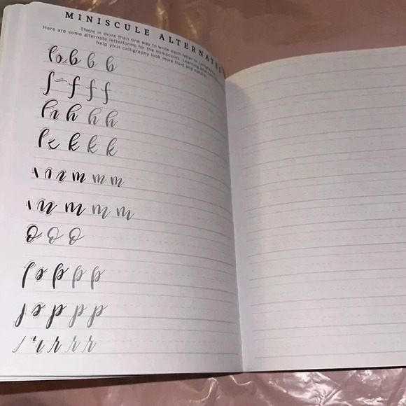 Calligraphy MADE EASY WORKBOOK By Ashley Gardner - Picture 4 of 6